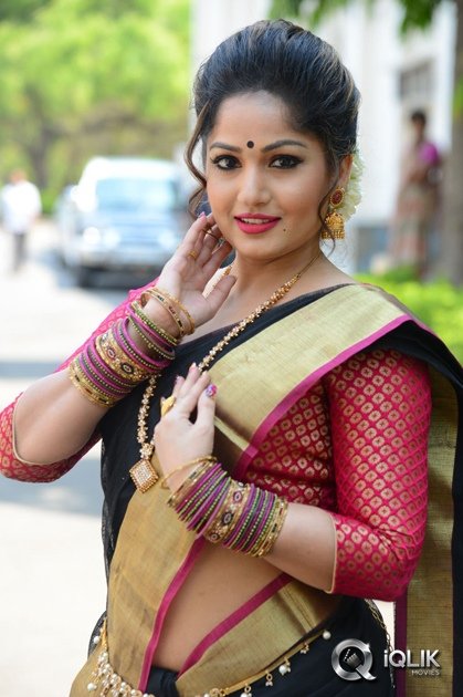 Madhavi-Latha-at-Anushtanam-Movie-Audio-Launch